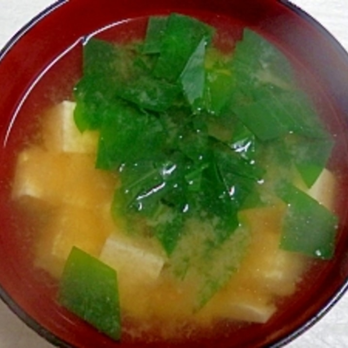 ツユクサ（露草）の味噌汁・野草レシピ